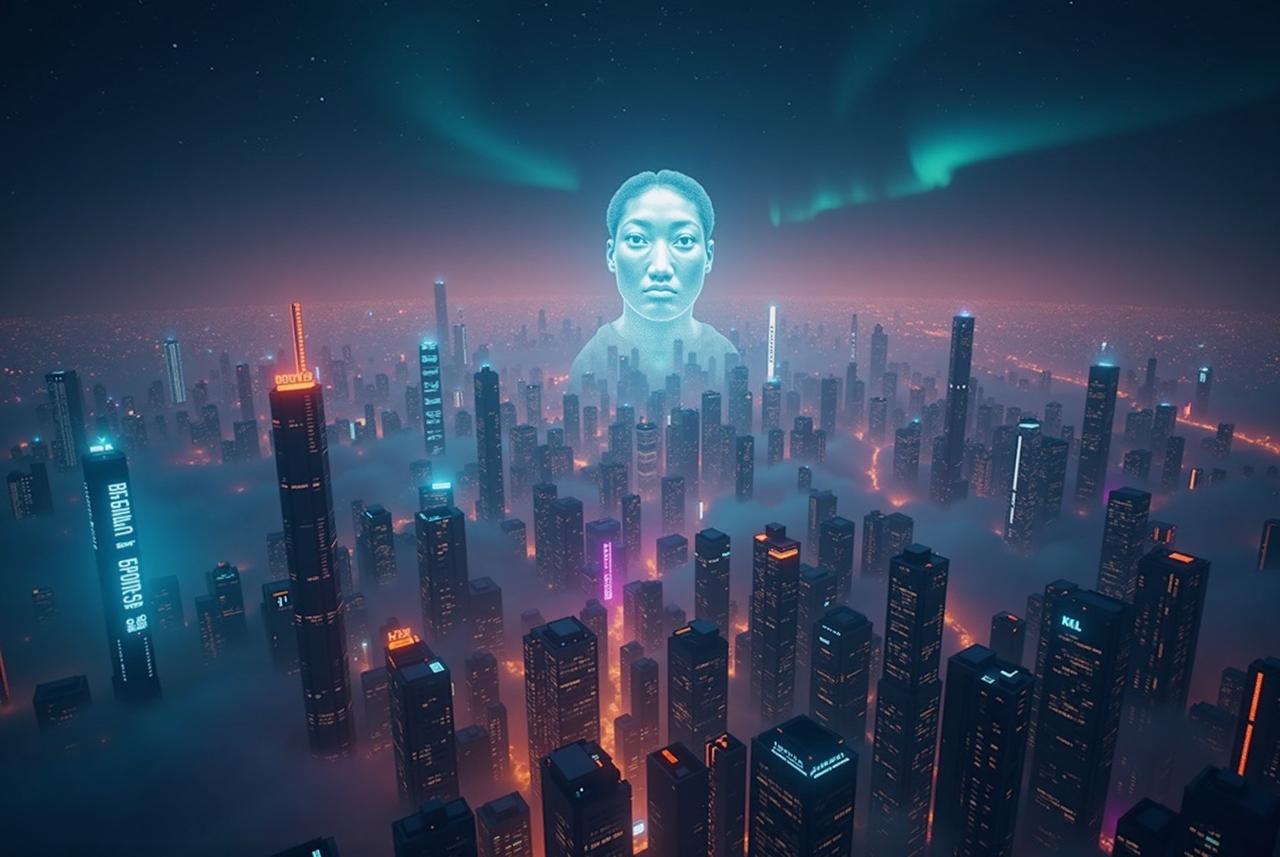 星光影视 - 赛博朋克城市夜景